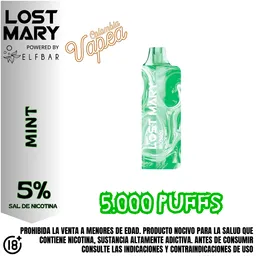 Vape Lost Mary Mint 5000 Puffs 5%