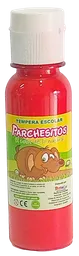 Tempera Escolar Roja Parchesitos 120cc