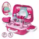 Set De Belleza Maletín 24cm Para Niñas Secador