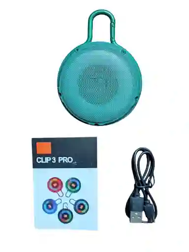 Parlante Bluetooth Clip 3 Pro Aaa Verde Militar