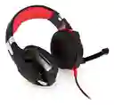 Audífonos Diademas Gamer Kotion G2000 Negro Y Rojo Con Luz Led