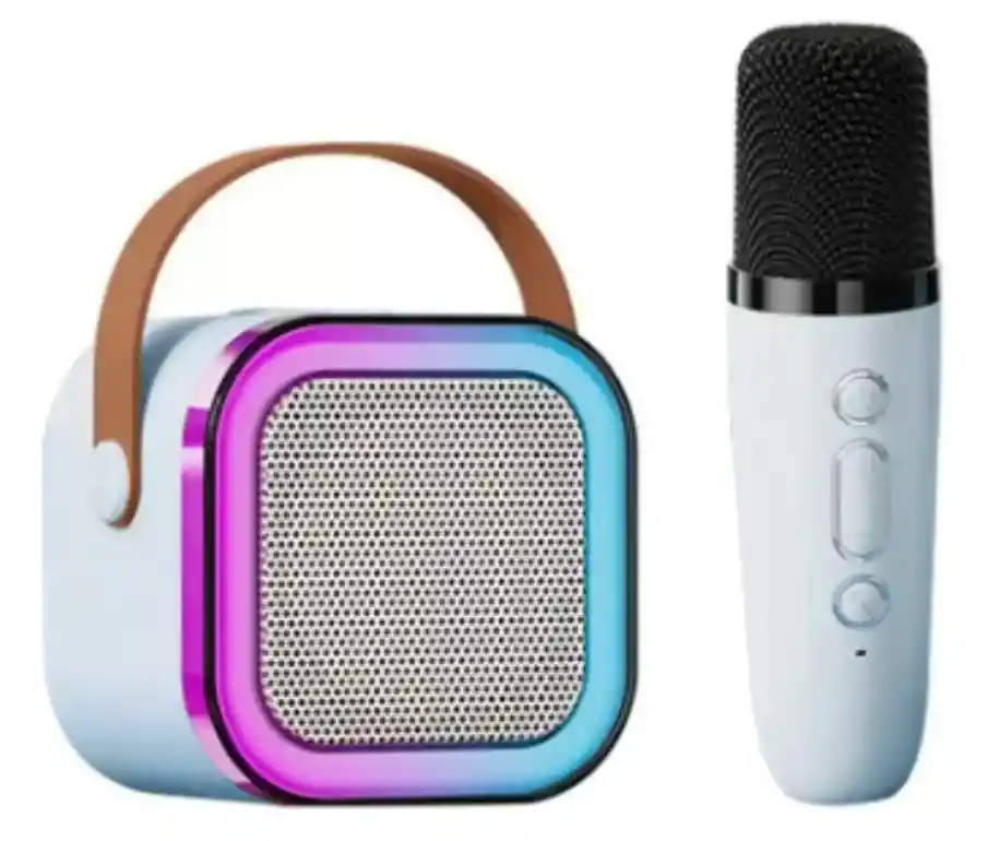 Kit Parlante Y Micrófono Karaoke Para Niños Bluetooth K12