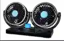 Ventilador Duo Coche Auto Interior Giratorio Portable Doble