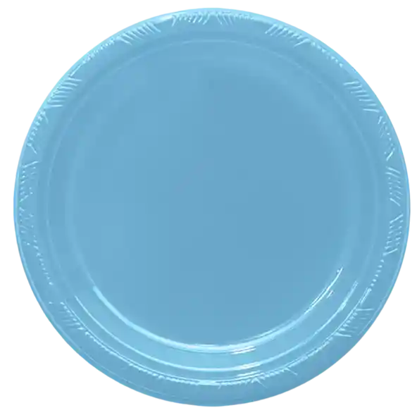 Plato Deluxe Oxo Azul Pastel 6´´