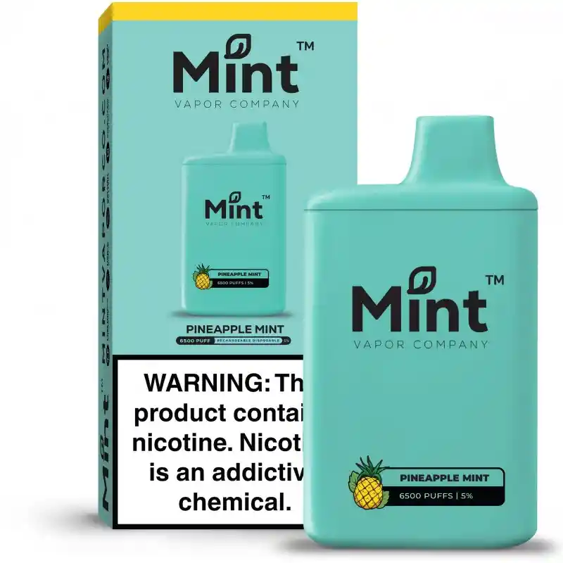 Mint Bars Pineapple Mint 6500puff – Desechable