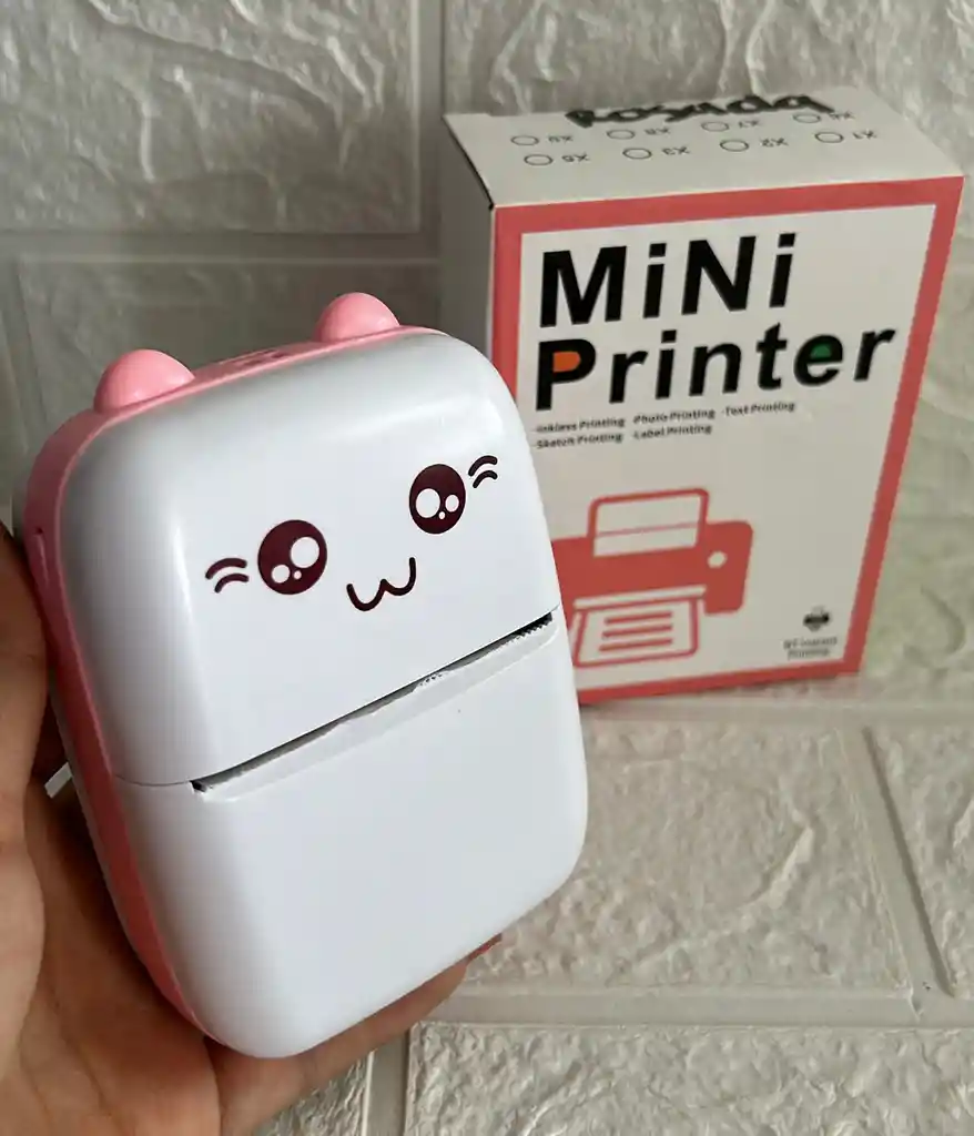 Impresora Mini Portatil Rosada