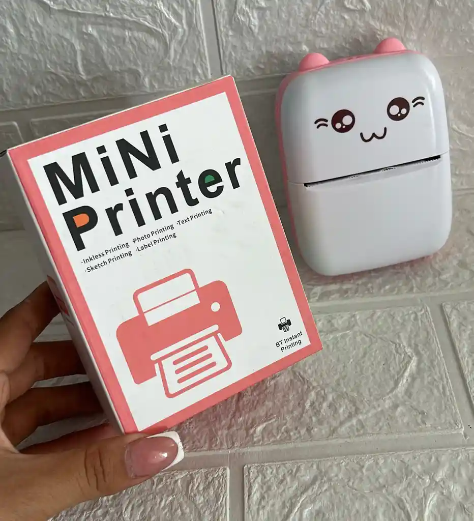 Impresora Mini Portatil Rosada