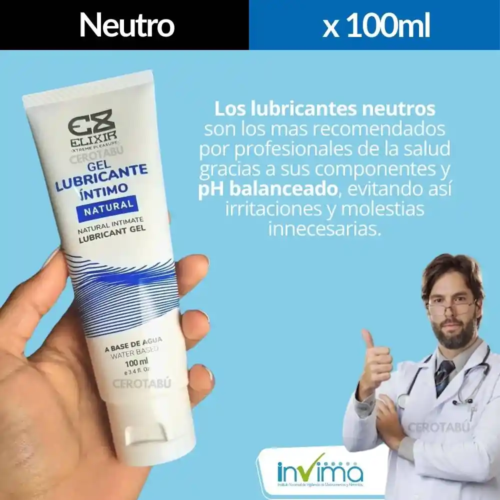 Lubricante Neutro + Condones X60 Unds + Lubricante Anal Kit