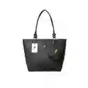 Bolso De Hombro Shopping Y Monedero Mila Negro