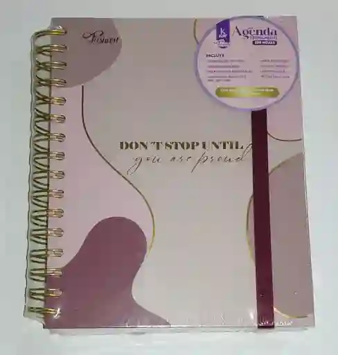 Agenda Fashion Permanente 200hojas 16.5x21