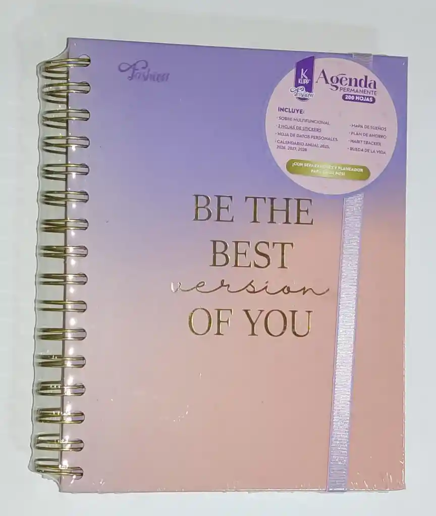 Agenda Fashion Permanente 200hojas 16.5x21