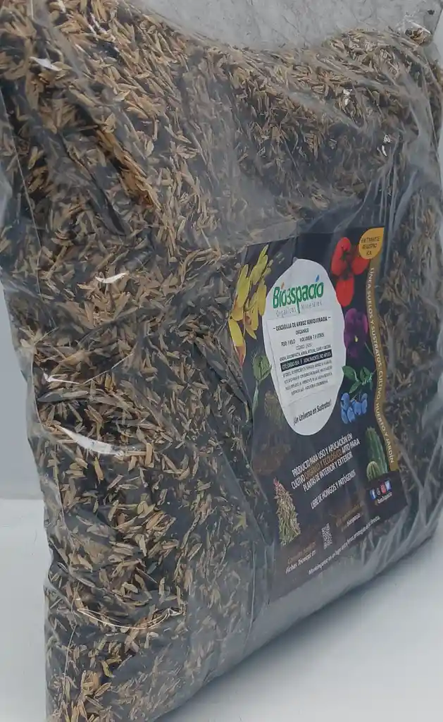 Cascarilla De Arroz Semiquemada 1 Kilo