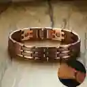 Pulsera Manilla Brazalete Magnético En Cobre Hombre Mejora Salud Y Energía