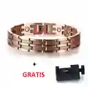 Pulsera Manilla Brazalete Magnético En Cobre Hombre Mejora Salud Y Energía