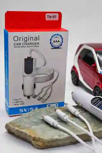 Cargador Para Carro 5 En 1