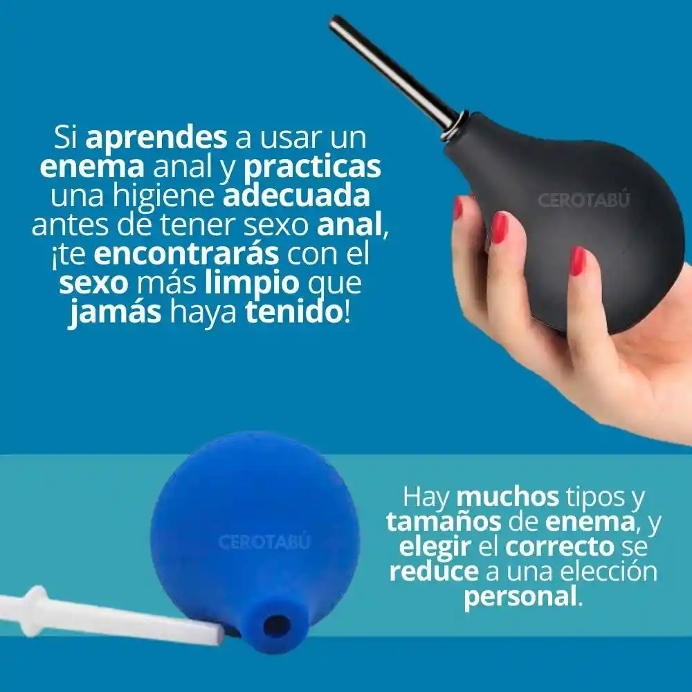 Kit Ducha Anal Y Vaginal + Plug Anal Silicona X2