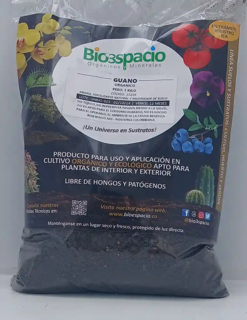 Guano De Murcielago 1 Kilo