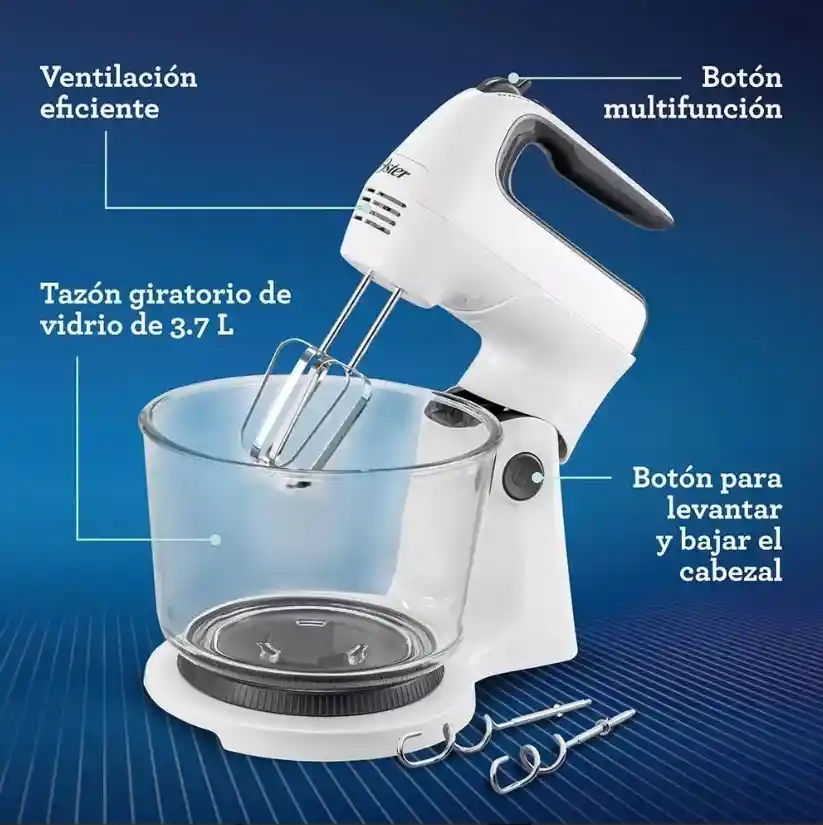 Batidora De Mano Y Pedestal Oster®con Acción Giratoria Única