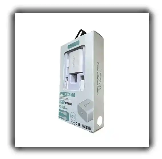 Cargador Pd-36w Tipo C-lighting Cs-231: Rápido, Eficiente Y Fácil De Usar