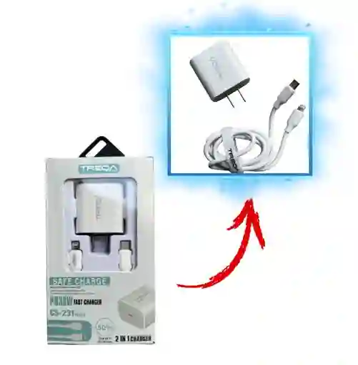 Cargador Pd-36w Tipo C-lighting Cs-231: Rápido, Eficiente Y Fácil De Usar