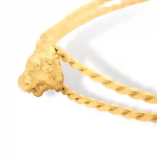 Choker Con Cabeza De Tigre
