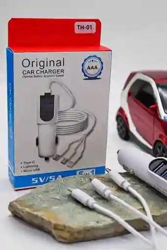 Cargador Para Carro 5 En 1