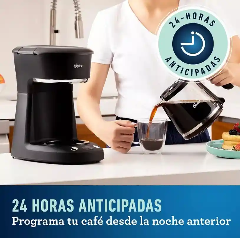 Cafetera Programable Oster® De 12 Tazas Con Auto Apagado