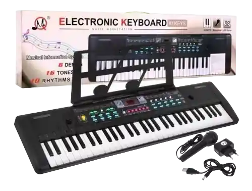 Juguete Piano Organeta Eléctrica Con Entrada Usb Radio Y Bluetooth