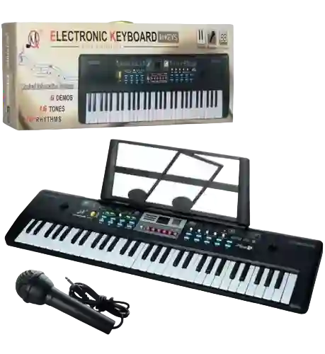 Juguete Piano Organeta Eléctrica Con Entrada Usb Radio Y Bluetooth