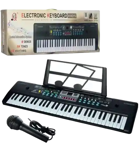 Juguete Piano Organeta Eléctrica Con Entrada Usb Radio Y Bluetooth