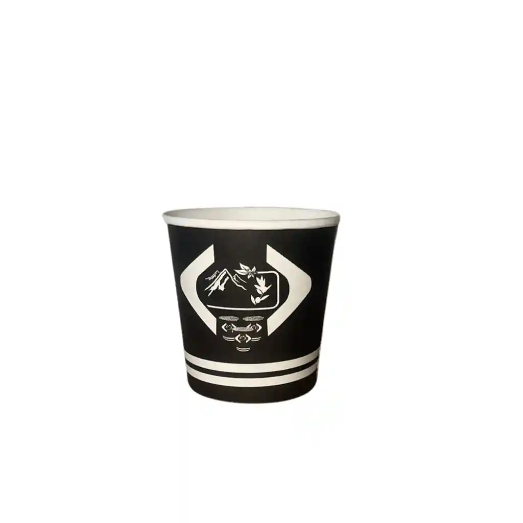 Vaso 4 Oz Cartón Biodegradable Desechable X 50