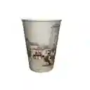 Vaso 7 Oz Cartón Blanco Biodegradable Desechable X 50