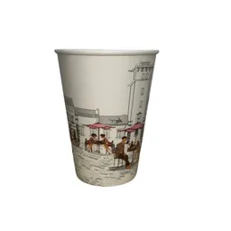 Vaso 7 Oz Cartón Blanco Biodegradable Desechable X 50