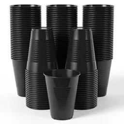 Vaso 5 Oz Plastico Negro