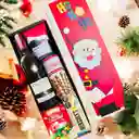 Ancheta Premium Tesoro De Navidad Con Vino Y Café - Regalo De Aguinaldos - Feliz Año Nuevo - Ref 15