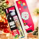 Ancheta Premium Tesoro De Navidad Con Vino Y Cafè - Regalo De Aguinaldos - Feliz Año Nuevo - Ref 15