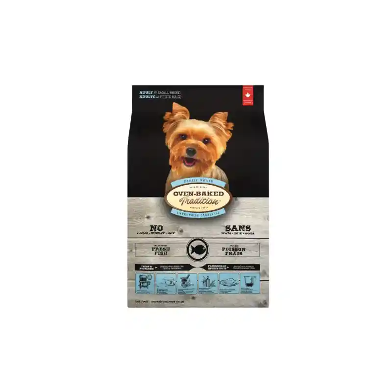 Oven Baked T Adul Alimento De Pescado Para Perro Adulto Raza Pequeña 2,27 Kg