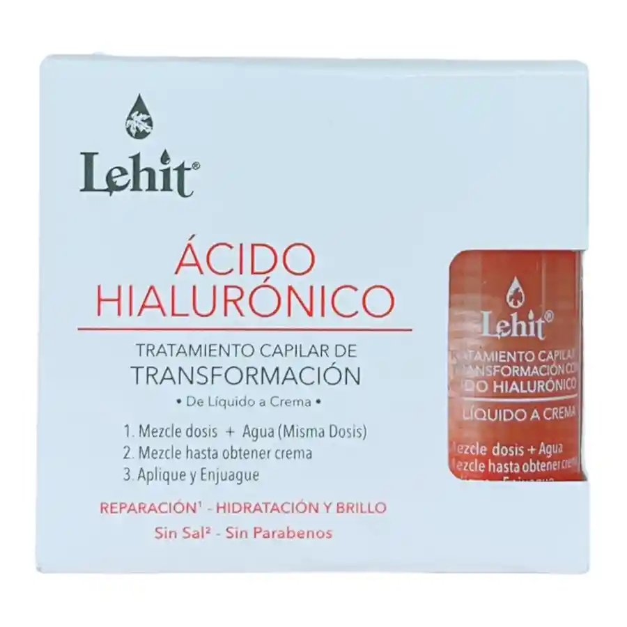 Acido Hialurónico Transformacion De Liquido A Crema - 3 Ampolletas X 15 Ml