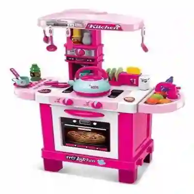 Set Cocina De Juguete Infantil Vapor Agua Sonidos Y Luz