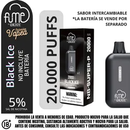 Pod Fume Black Ice 20000 Puffs 5%