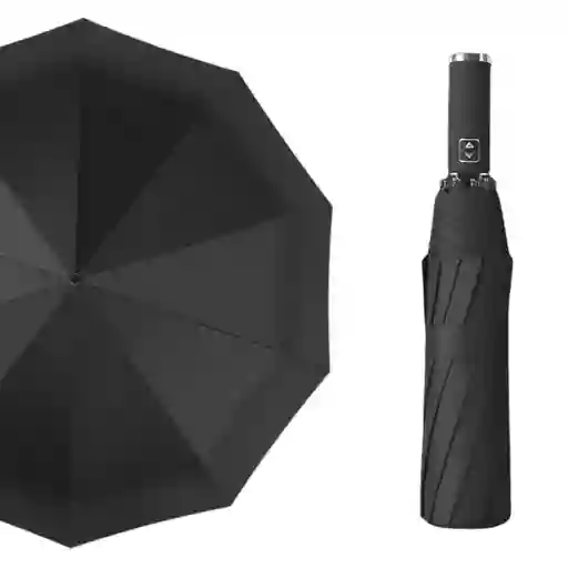 Sombrilla Grande Paraguas Automático Filtro Uv De 10 Varillas