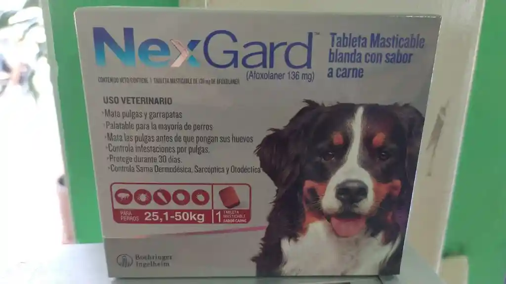 Nexgard De 25 A 60 Kg