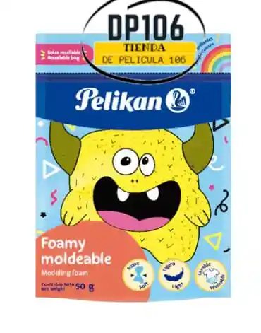 Foamy Moldeable Amarillo Pelikan 50 Gr Fomy Foami