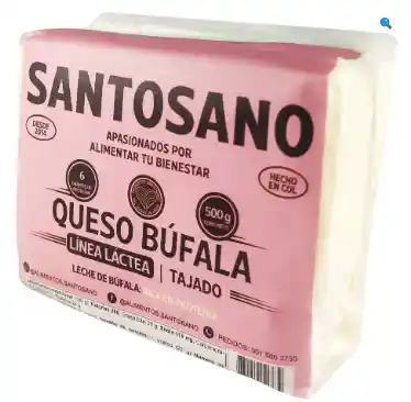 Queso Mozarella De Bufala Tajado X 500gr Santosano