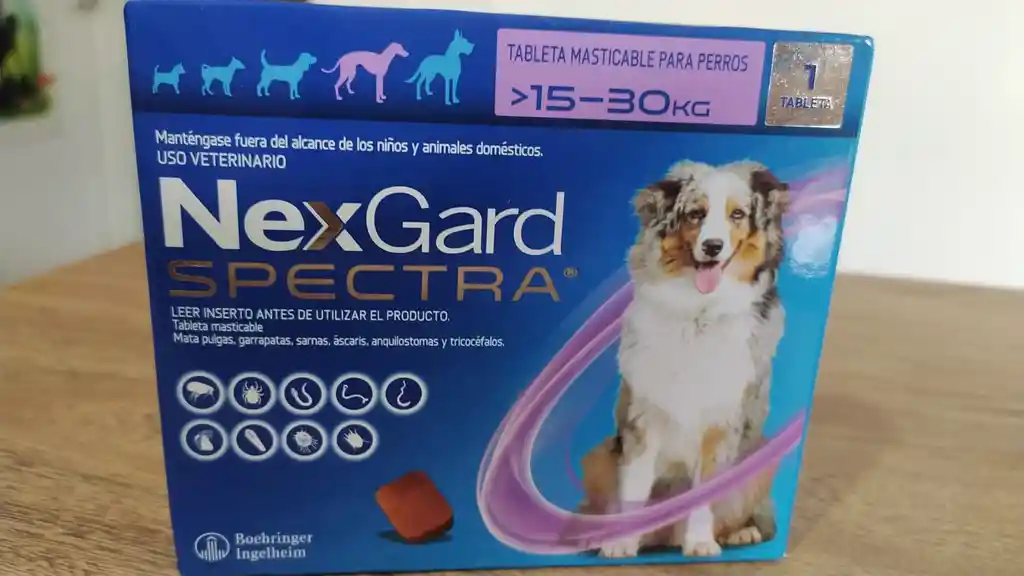 Nexgard Spectra De 15 A 30 Kg