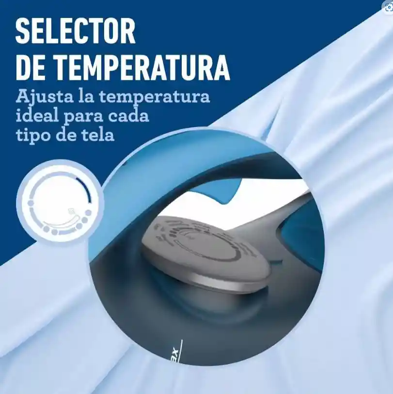 Plancha De Vapor Oster® Con Suela De Cerámica Color Azul