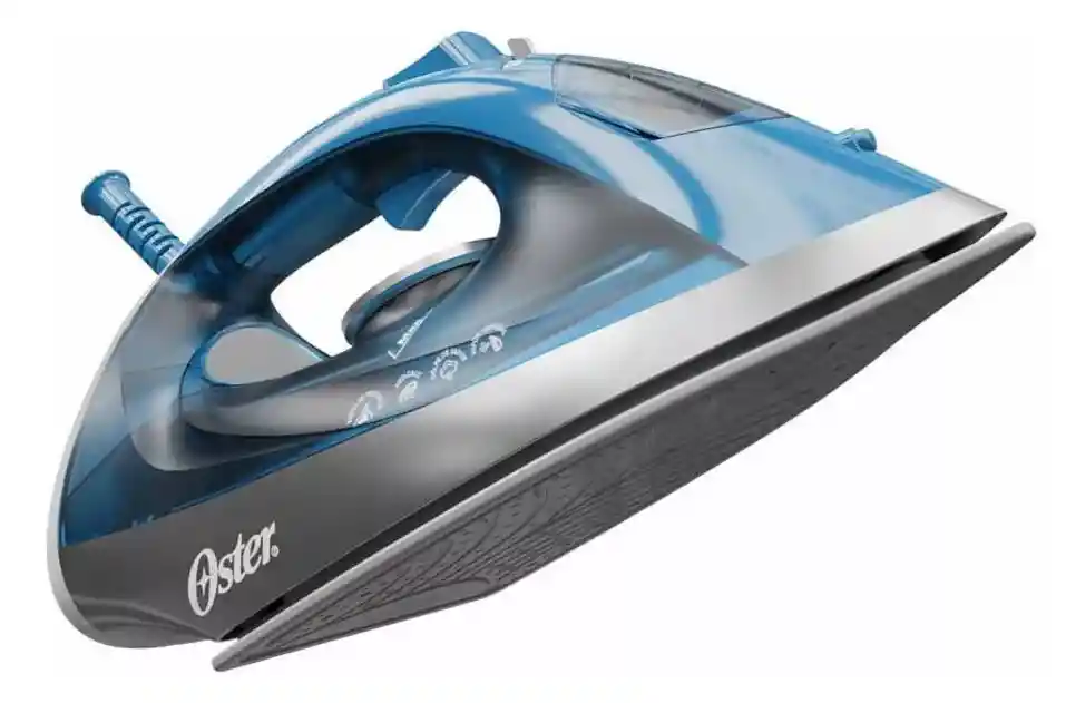 Plancha De Vapor Oster® Con Suela De Cerámica Color Azul