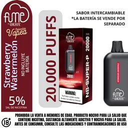 Pod Fume Strawberry Watermelon 20000 Puffs 5%