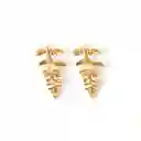 Aretes De Helecho Grande