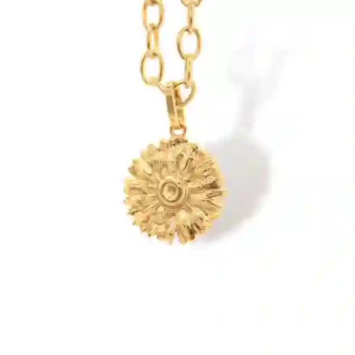Cadena Con Flor De Margarita Mediana